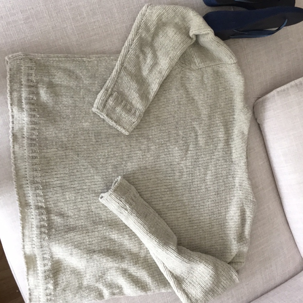 Boatneck chenille sweater